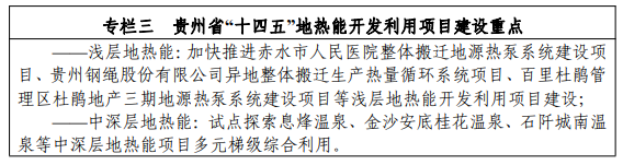 地大熱能：貴州新能源發(fā)展“十四五”規(guī)劃地?zé)嵬顿Y超100億！